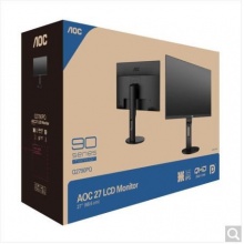 AOC Q2790PQ 27英寸 2K高清 IPS廣視角 微框 112%NTSC廣色域 商用辦公節(jié)能 低藍(lán)光不閃旋轉(zhuǎn)升降液晶顯示器