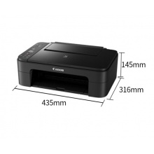 佳能（Canon） TS3180打印機(jī)一體機(jī) 彩色噴墨多功能一體機(jī)復(fù)印掃描無線wifi家用照片A4 套餐二（內(nèi)膽黑彩墨盒-可加黑彩墨水）