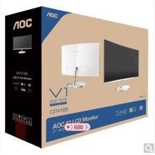 AOC C27V1QD 27英寸 1700R中心曲率 FHD高清 窄邊框 中國節(jié)能產(chǎn)品認證 曲面顯示器（HDMI+DP接口）