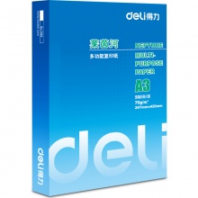 得力（deli）7405 A3 萊茵河復(fù)印紙 70g 500張/包 4包/箱
