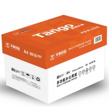 天章 (TANGO) 新橙天章A4 復(fù)印紙 80g 500張/包 5包/箱 